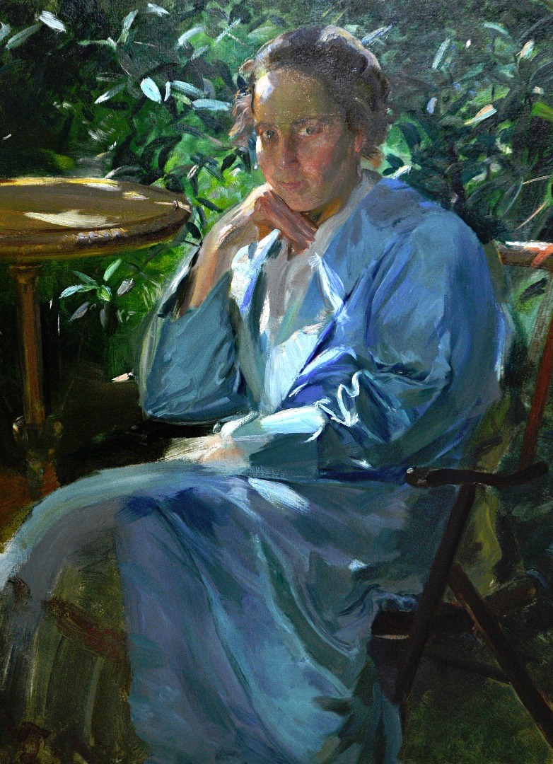 Appraisal: Douglas Stannus Gray - A shady seat in the garden