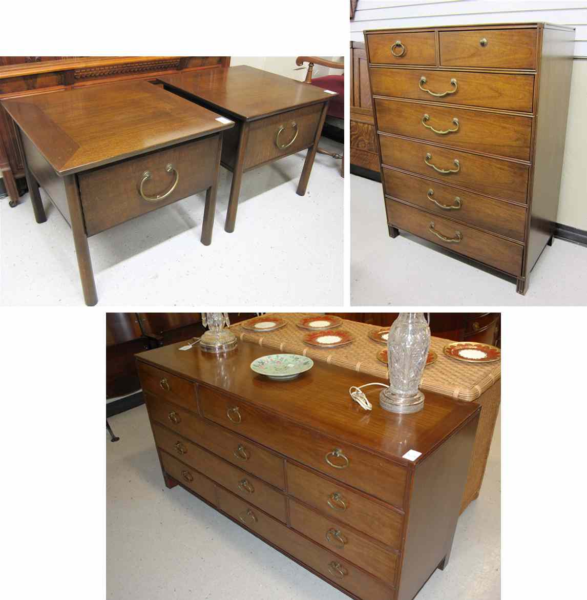 Appraisal: FOUR-PIECE MID-CENTURY MODERN BEDROOM FURNITURE SET Henredon Furniture Co Morganton