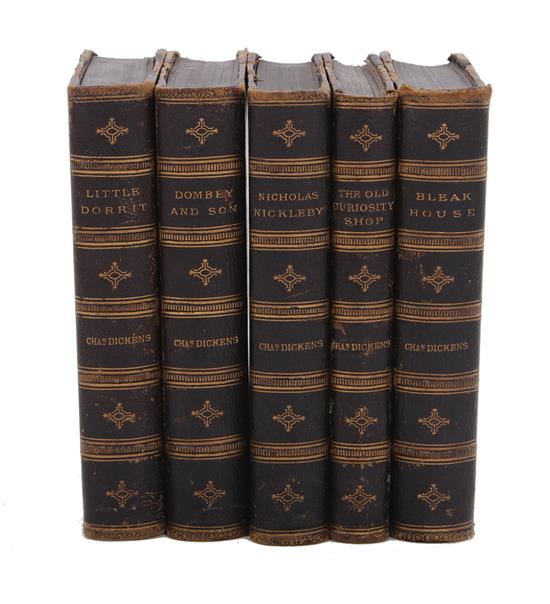 Appraisal: Books Early Dicken's classics five volume set BLEAK HOUSE THE