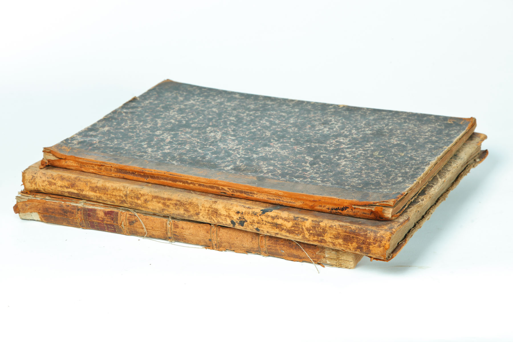 Appraisal: THREE BOUND VOLUMES OF EARLY NEWSPAPERS Includes the Columbian Centinel