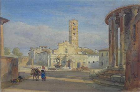 Appraisal: WILLIAM LEIGHTON LEITCH R I BRITISH - VESTA TEMPLE ROME