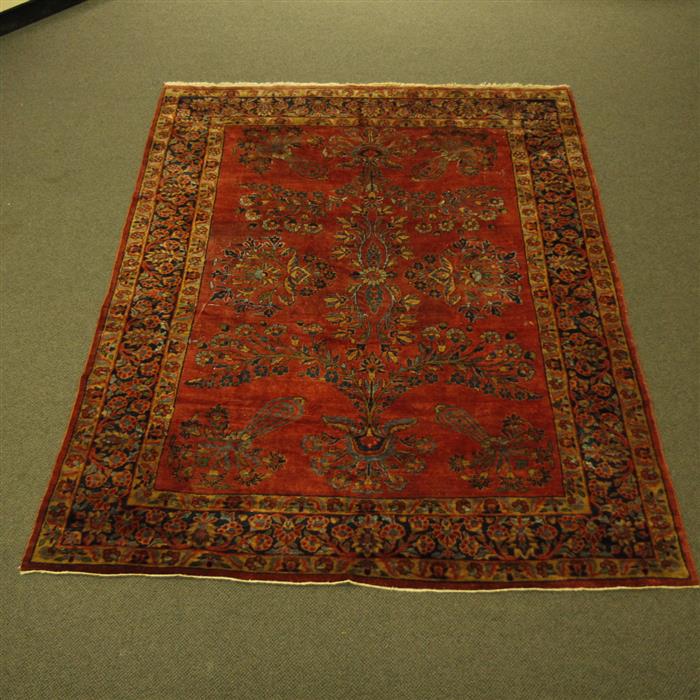 Appraisal: Persian Lilihan x red estate carpet rug ca s Tree