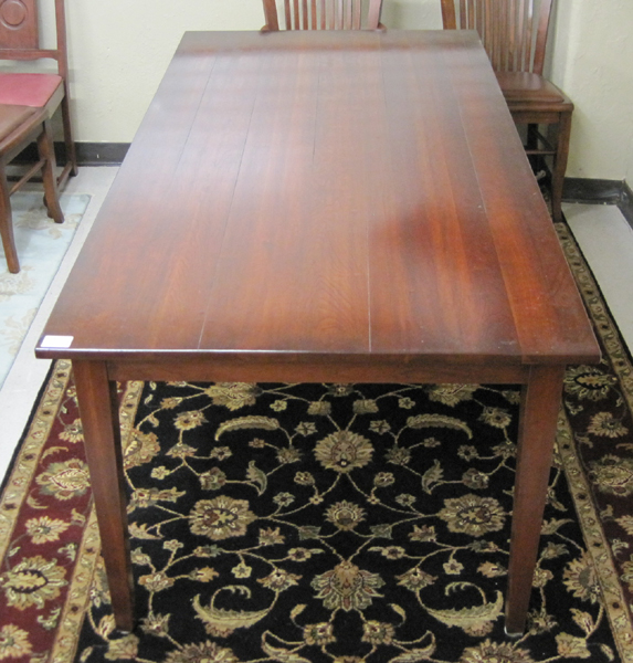 Appraisal: A RECTANGULAR MAHOGANY BANQUET TABLE Indonesia recent production having a