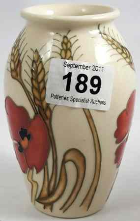 Appraisal: Moorcroft Corn and Poppy Vase cm