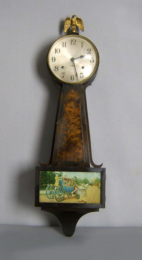 Appraisal: Gilbert banjo clock h