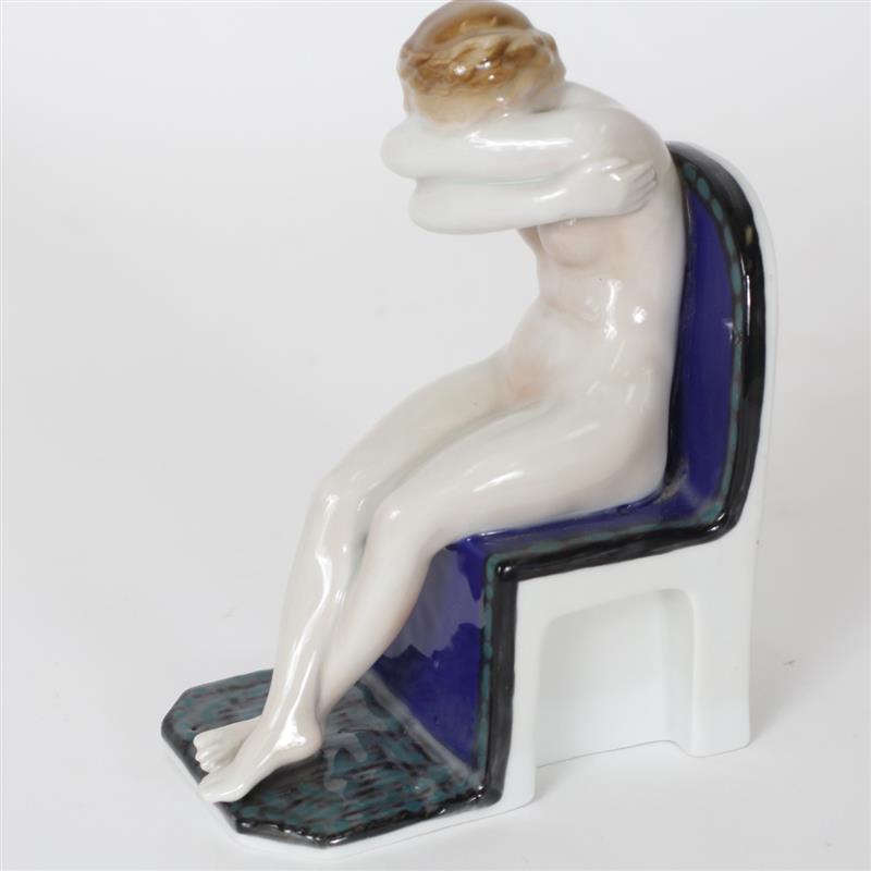 Appraisal: Karl Ens Volkstedt Fine German Porcelain Art Deco figure of