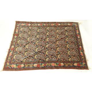 Appraisal: Very Fine Antique Persian Sinnah Senneh Silk and Wool Rug