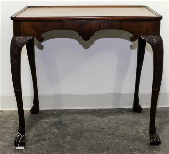 Appraisal: Sale Lot A George II Style Mahogany Tea Table early