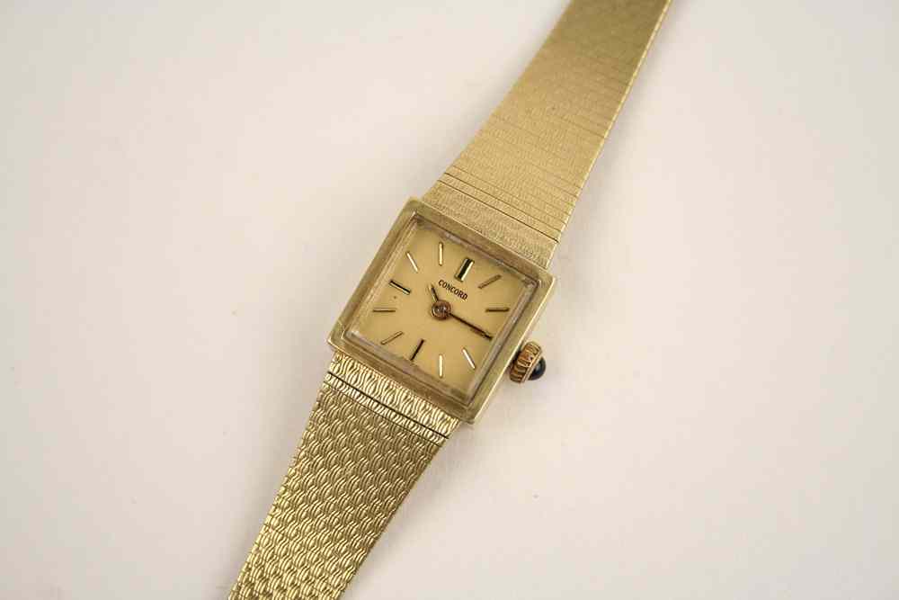 Appraisal: LADY'S WRIST WATCH - k gold lady's watch by Concord