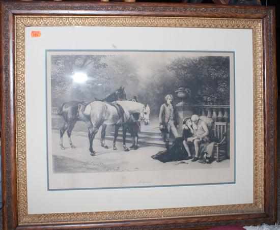 Appraisal: British School early th century Forgiven lithograph framed Estimate -