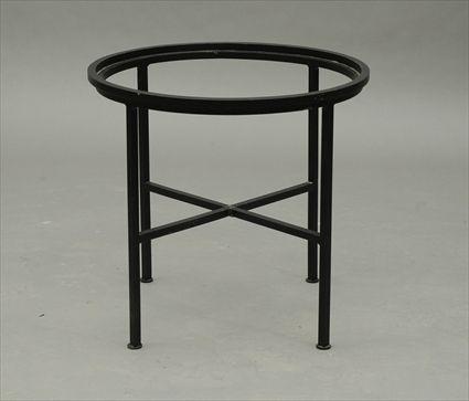 Appraisal: Circular Metal Table Lacking Top