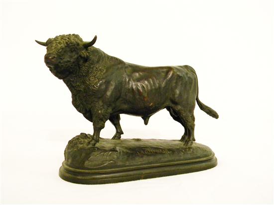 Appraisal: After Isidore Jules Bonheur bronze of standing bull '' high