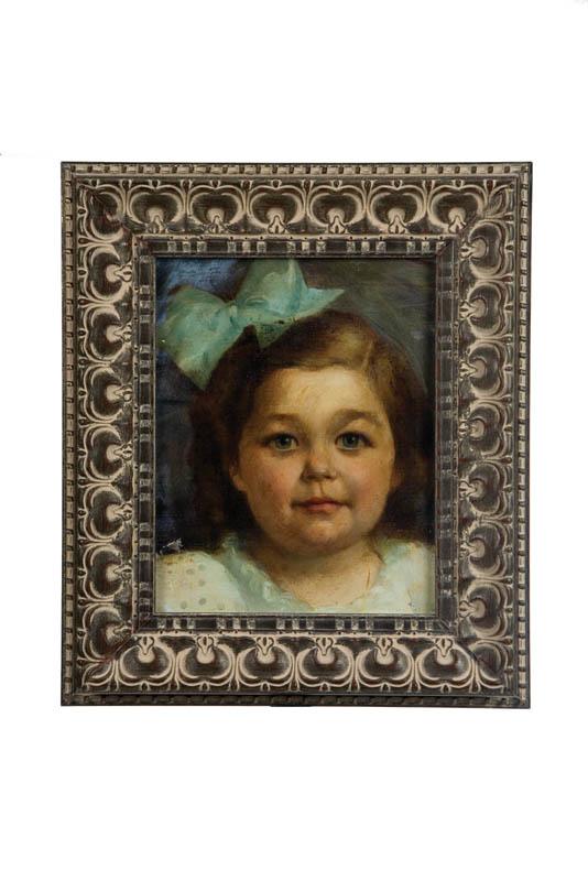 Appraisal: PORTRAIT OF A YOUNG GIRL EARLY TH CENTURY Oil on