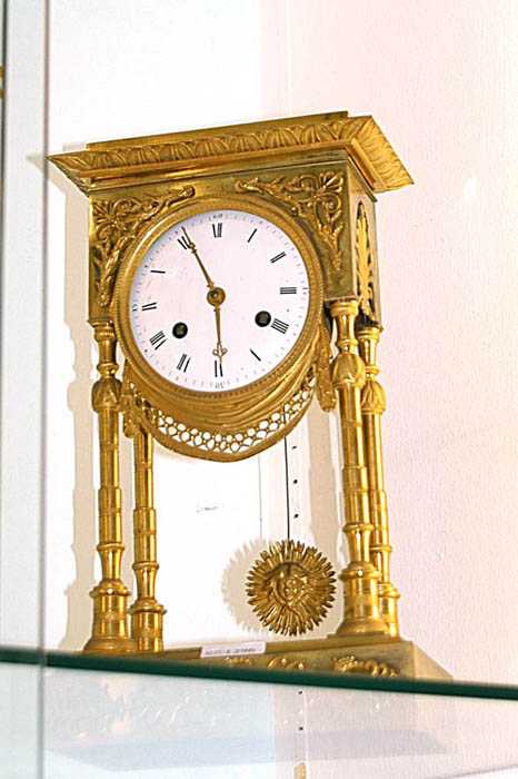 Appraisal: PORTAL CLOCK Empire Restauration probably by J F DENIERE Jean-Fran