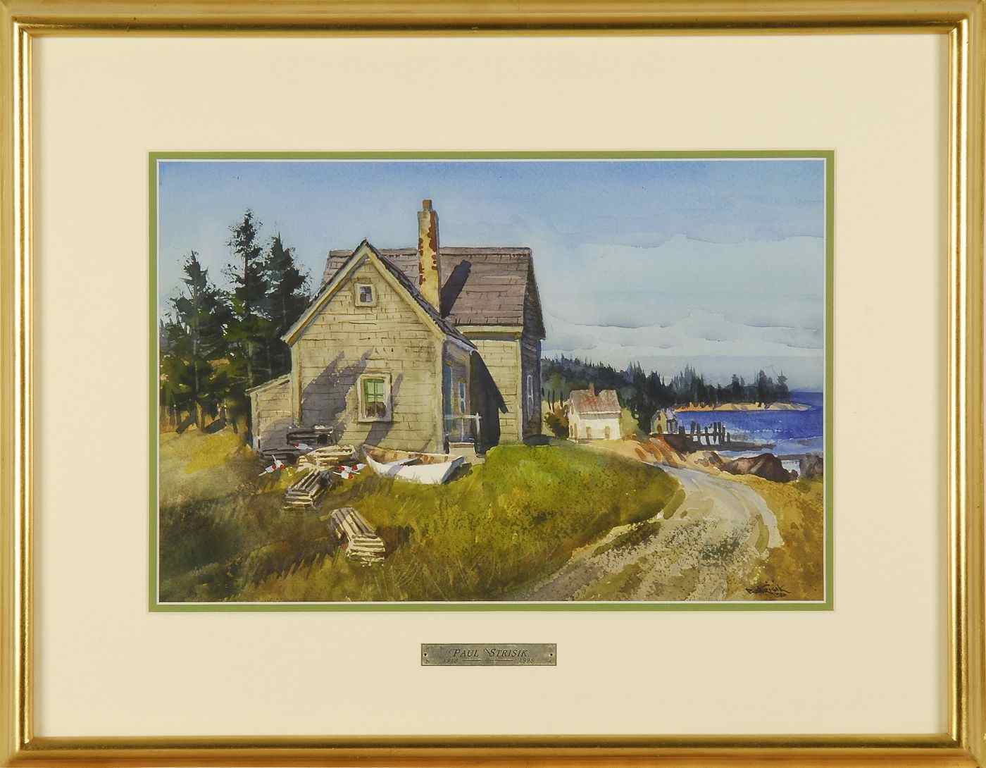 Appraisal: PAUL STRISIKAmerican - The Skipper's House - Jonesport ME ''