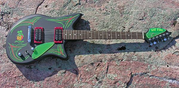 Appraisal: A 'Rat Fink' limited edition electric guitar with Rat Fink