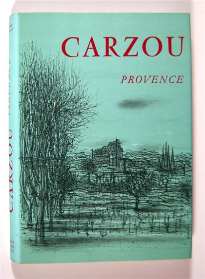 Appraisal: vols Carzou Furhange Maguy Carzou Engraver and Lithographer Nice to