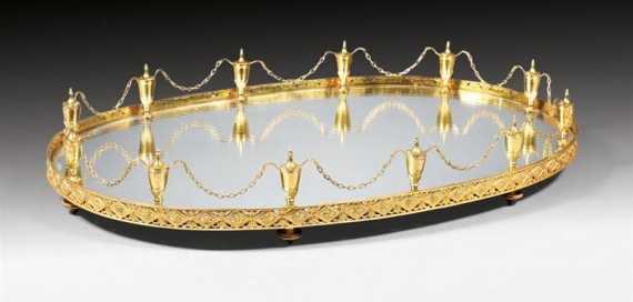 Appraisal: TABLE ORNAMENT known as a milieu de table Empire Paris