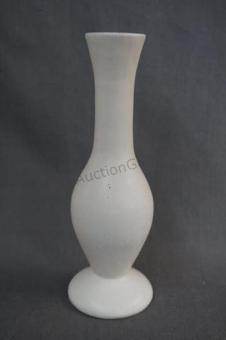 Appraisal: Van Briggle Pottery White Bud Vase 's- 's era Mid