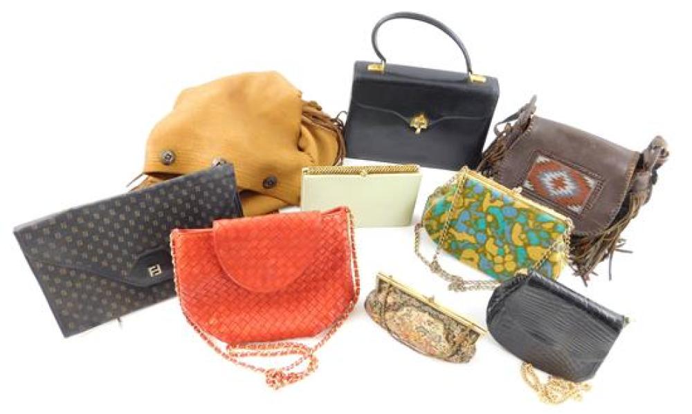 Appraisal: Bottega Veneta and nine vintage and modern assorted purses small