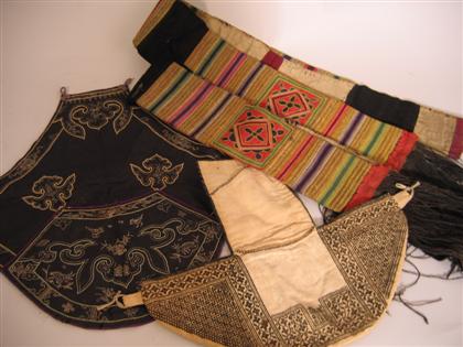 Appraisal: Four Tibetan textiles