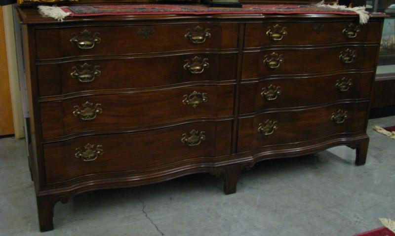 Appraisal: Globe Furniture -Drawer Double Dresser