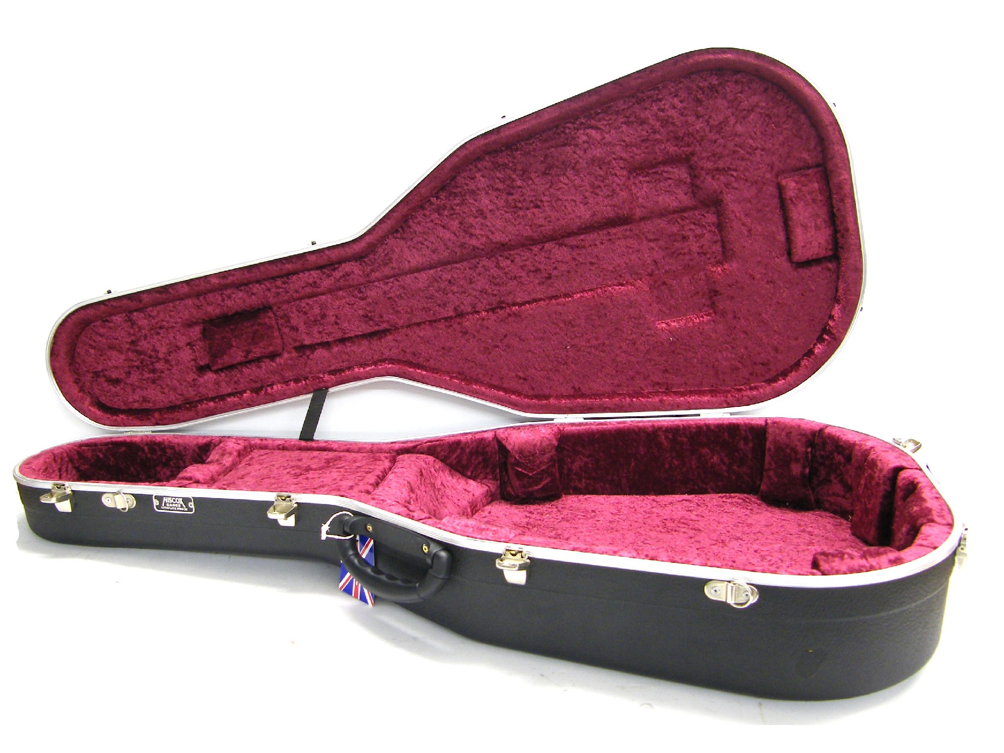 Appraisal: Hiscox Pro II guitar hard case suitable for a medium