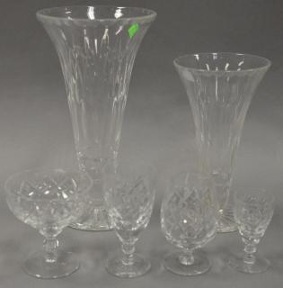 Appraisal: Group of Webb Waterford crystal pieces to include piece set