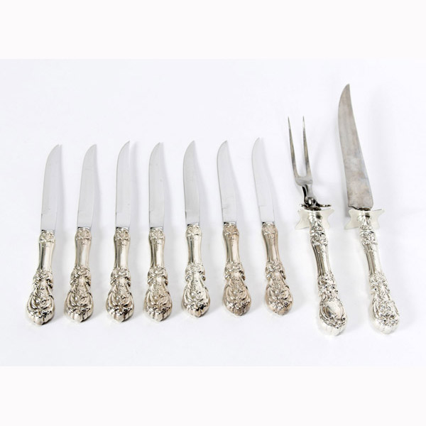 Appraisal: Reed Barton Francis I sterling silver handle flatware and serving