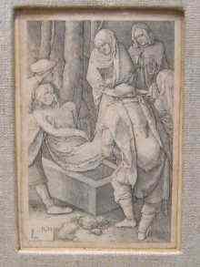 Appraisal: Lucas van Leyden A th c print the Dormition by