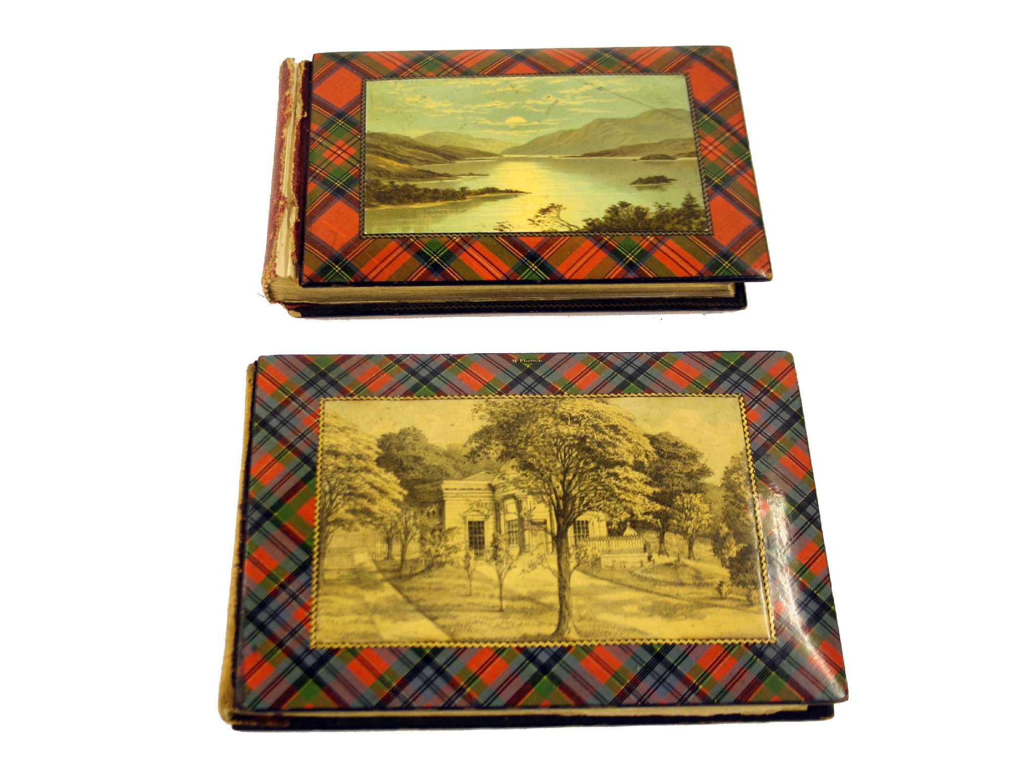 Appraisal: Tartan ware - McPherson pattern Paterson's Coloured Views in and