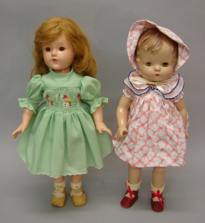 Appraisal: Pair of Effanbee dolls Patsy Joan marked EFFANDBEE which with