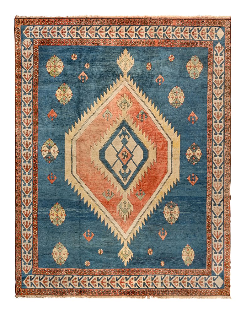 Appraisal: A Turkish Azari Wool Rug A Turkish Azari Wool Rug