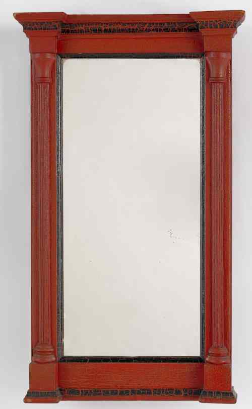 Appraisal: Federal painted mirror ca l w