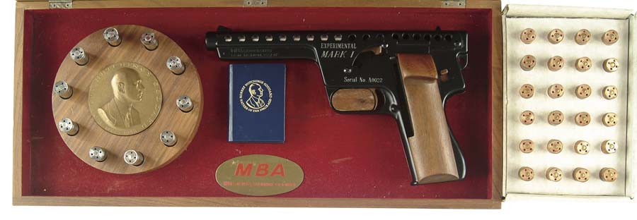 Appraisal: RARE MBA EXPERIMENTAL MARK I GYROJET PISTOL Cal or mm