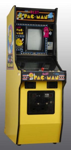 Appraisal: Bally Baby Pac Man Pinball Video Game Description Working Condition