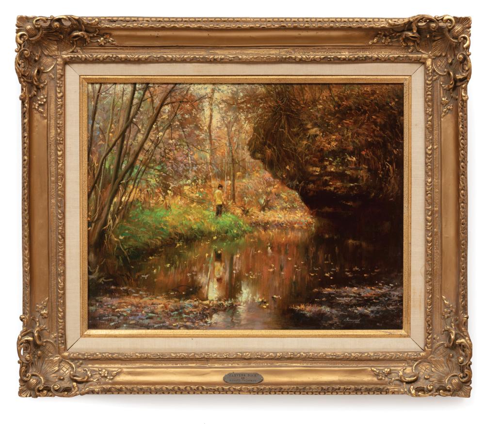 Appraisal: Richard Earl Thompson American Illinois - Carvers Rock oil on