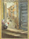 Appraisal: OOC - Village Street Scene by Evaristo Cappelli Milan -