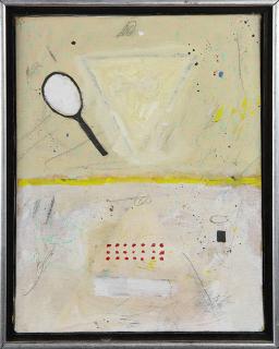 Appraisal: Painting Gene Davis Gene Davis American - Untitled Tennis acrylic