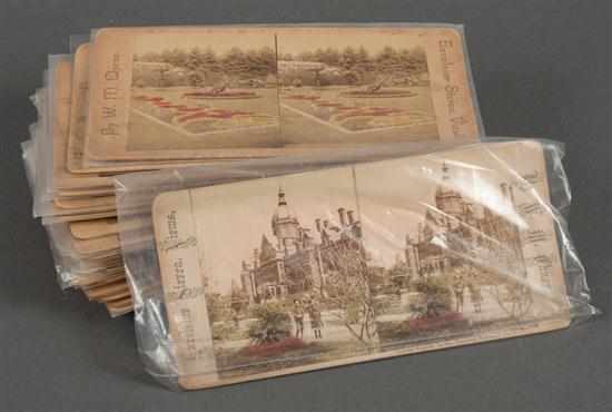 Appraisal: Stereo cards Thirty-four from the series ''Excelsior Stereo Views'' by