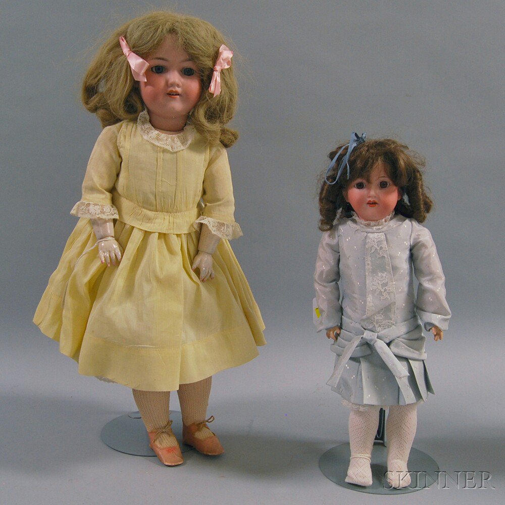 Appraisal: Two Armand Marseille and n Bisque Head Girl Dolls Germany