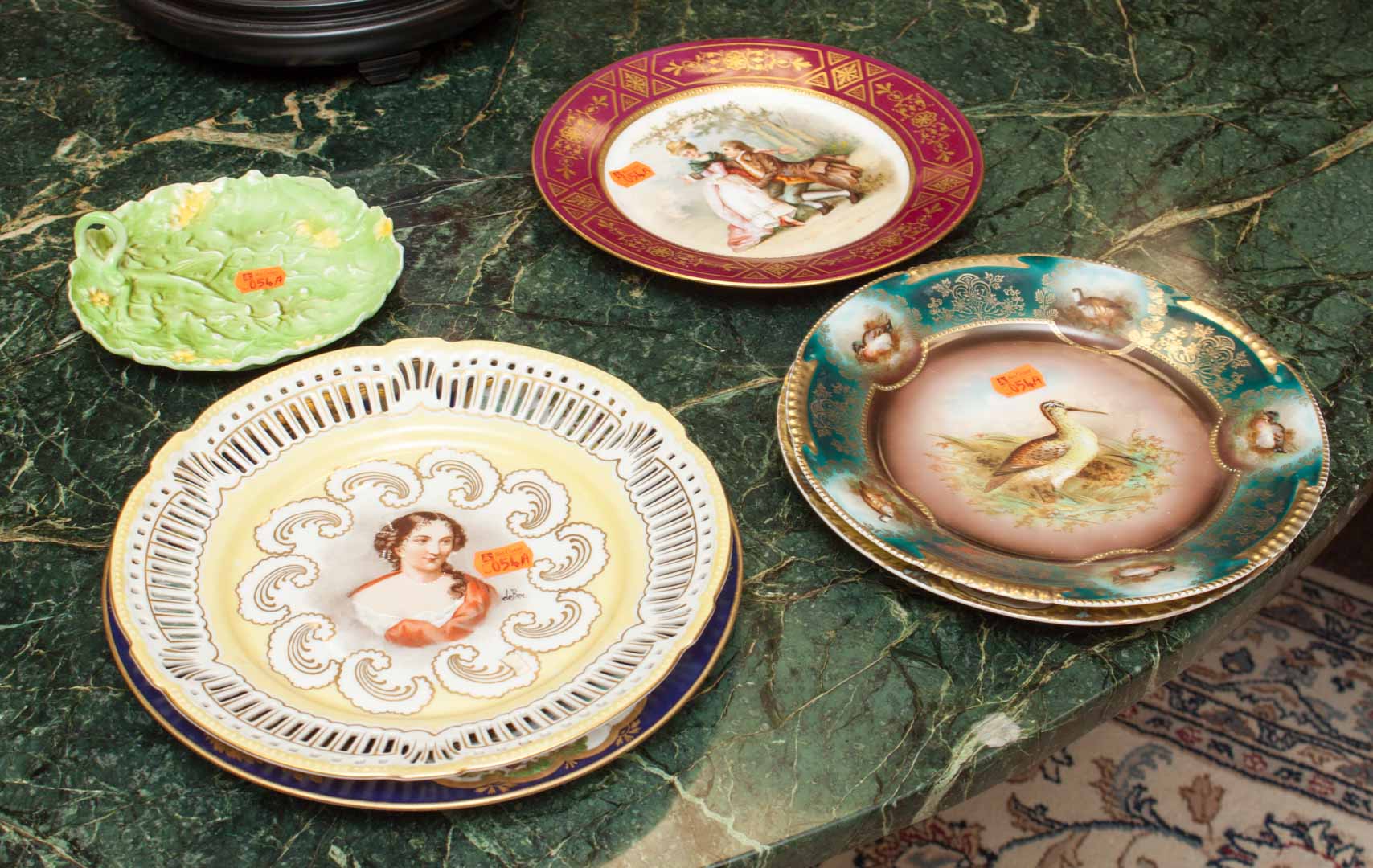 Appraisal: a Assortment of Bavarian china plates