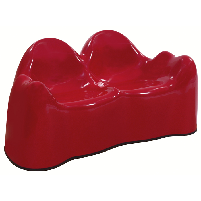 Appraisal: Wendell Castle Molar settee by Beylerian molded fiberglass form with