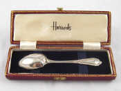 Appraisal: A Grecian pattern Victorian silver christening spoon Henry Wilkinson Co