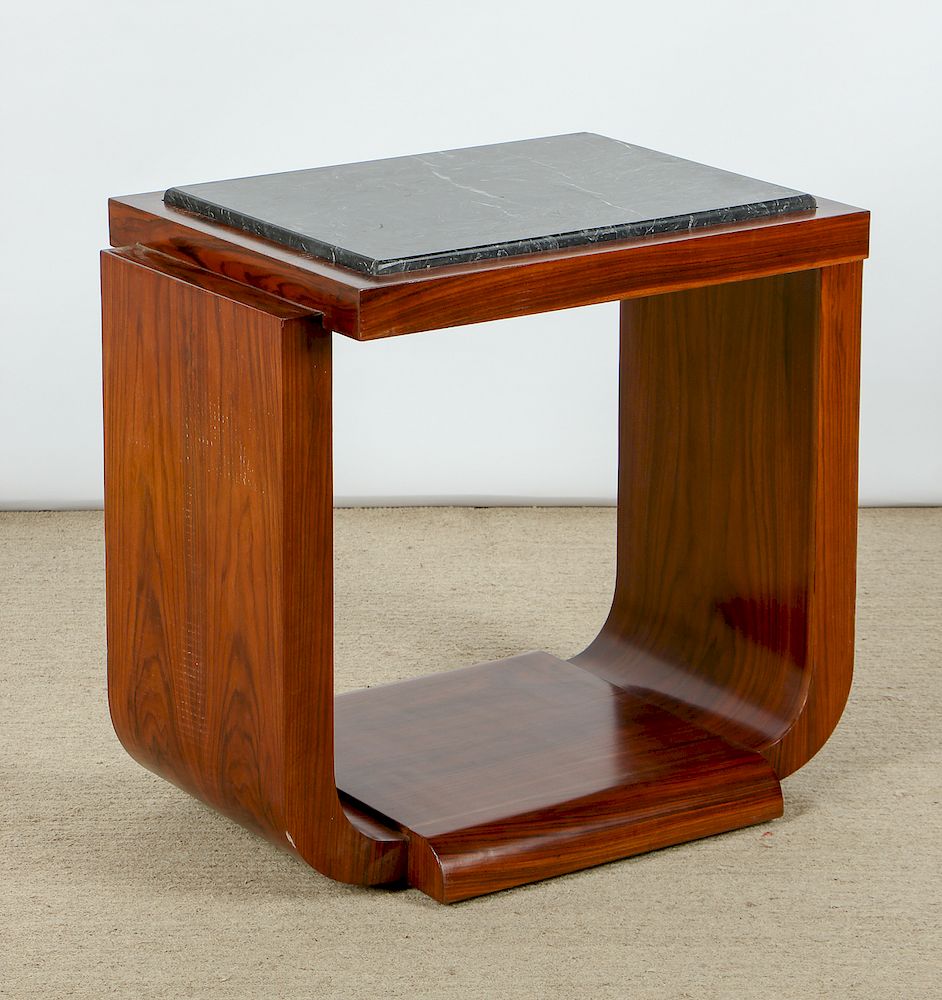 Appraisal: Modern Rosewood Lamp Table Modern Rosewood Lamp Table Size ''