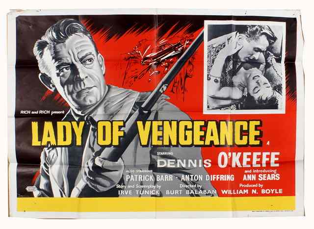 Appraisal: LADY OF VENGEANCE United Artists drama starring Dennis O'Keefe British