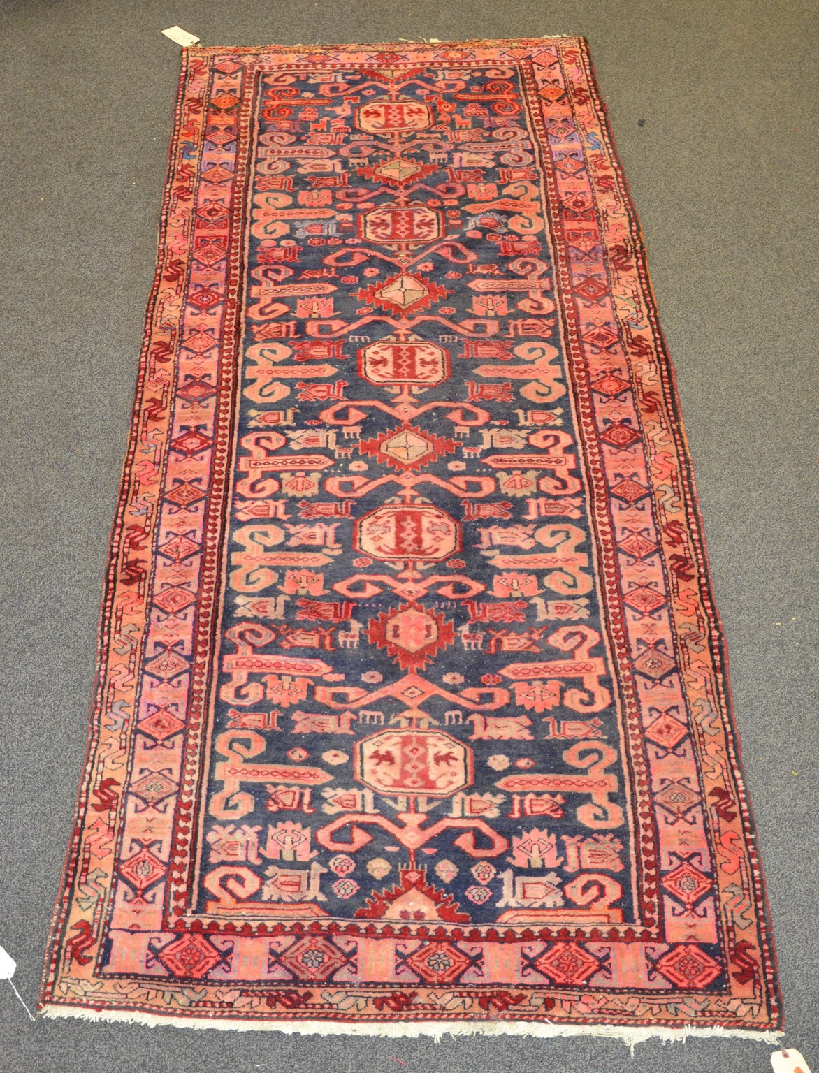 Appraisal: x Turkish hall carpet