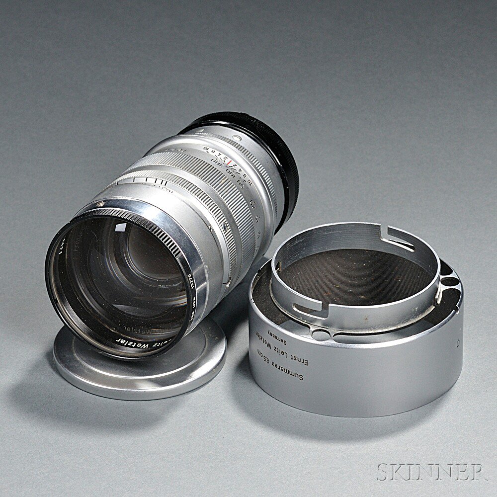 Appraisal: Leitz Summarex M Mount Lens Germany no a chrome cm