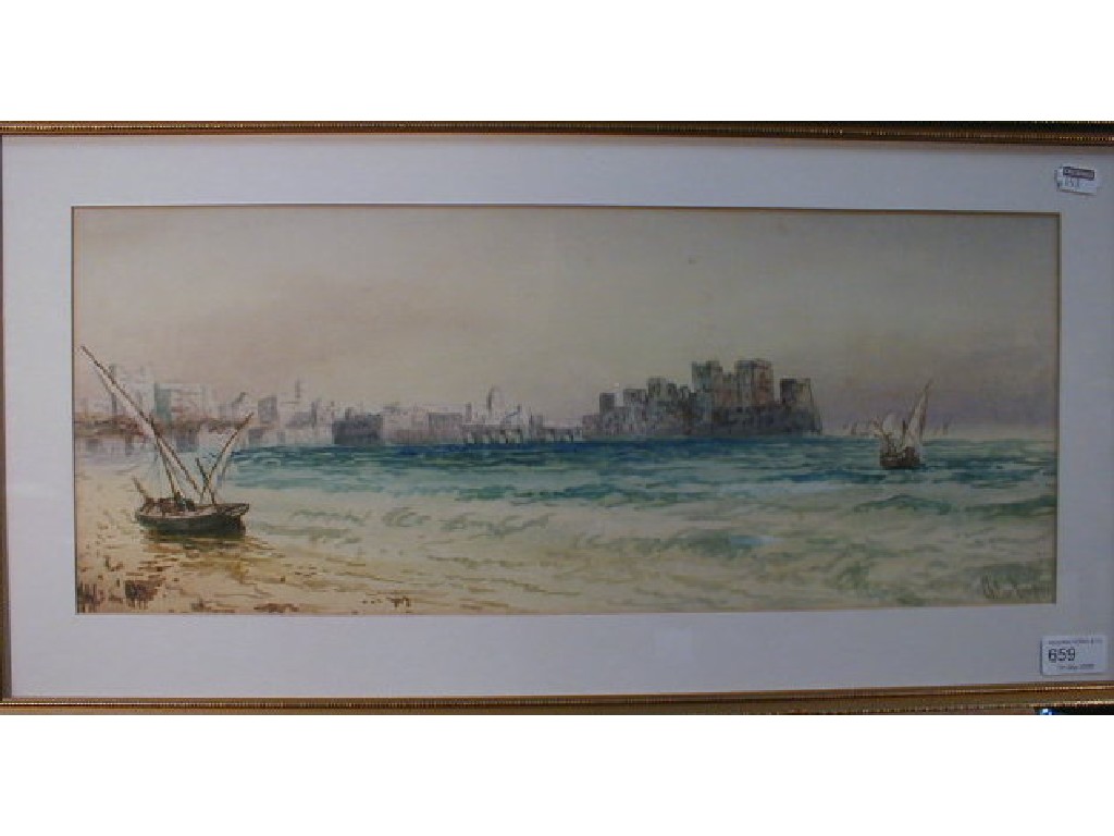 Appraisal: Arthur Buryman Subject A view of Malta from the sea