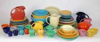 Appraisal: Lot of pieces of Fiesta ware Collection of Fiesta ware